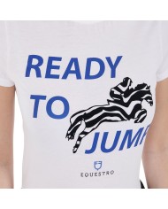 WOMEN S READY TO JUMP COTTON T-SHIRT