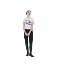 WOMEN S READY TO JUMP COTTON T-SHIRT