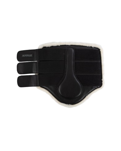 ACAVALLO ECO-LEATHER HIND BRUSHING HORSE BOOTS WITH TRIPLE FASTEN