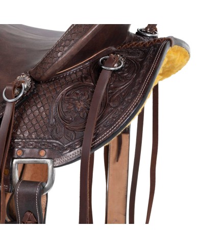 SELLA WADE WESTERN DESERT STALLION CON SOTTOPANCIA POSTERIORE