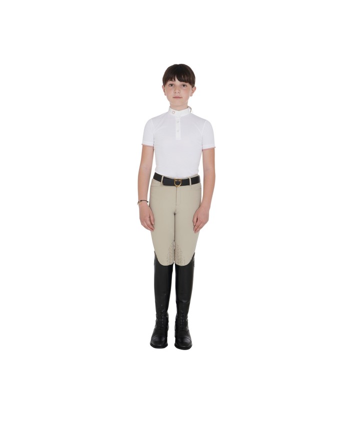 POLO BIMBA MANICA CORTA MODELLO CLARA