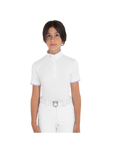 POLO BIMBA MANICA CORTA MODELLO CLARA