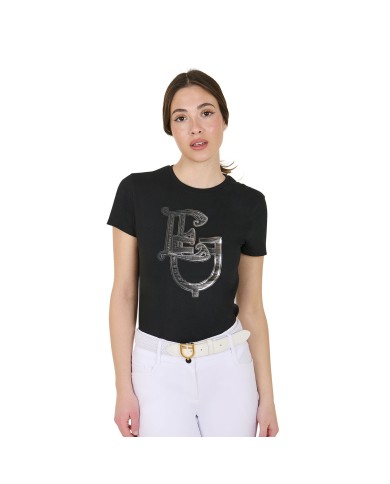 WOMEN S EQ MONOGRAM COTTON T-SHIRT