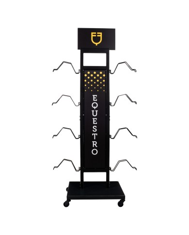 HELMET DISPLAY RACK STEEL WITH POWDER COATED 8PCS HOLDER (2pz)