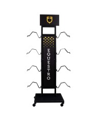 HELMET DISPLAY RACK STEEL WITH POWDER COATED 8PCS HOLDER (2pz)