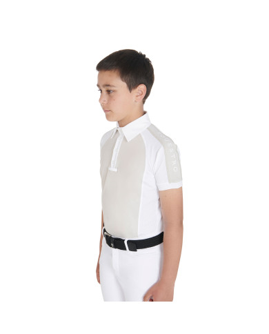 Polo bambino da concorso slim fit quattro bottoni Polo bambino da concorso slim fit quattro bottoni