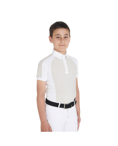 Polo bambino da concorso slim fit quattro bottoni Polo bambino da concorso slim fit quattro bottoni