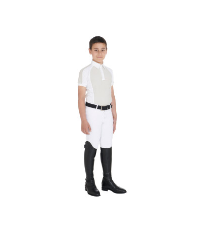 Polo bambino da concorso slim fit quattro bottoni Polo bambino da concorso slim fit quattro bottoni