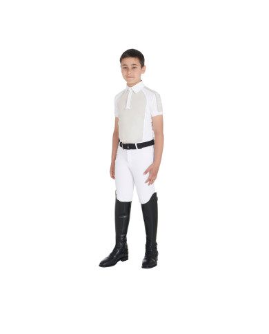 Polo bambino da concorso slim fit quattro bottoni Polo bambino da concorso slim fit quattro bottoni