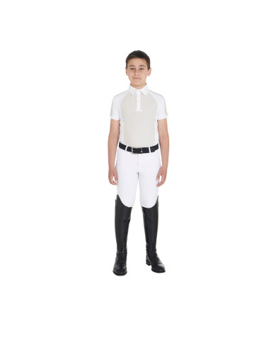 Polo bambino da concorso slim fit quattro bottoni Polo bambino da concorso slim fit quattro bottoni