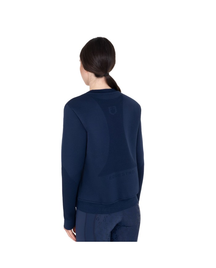 WOMEN S NYLON+KNIT SEAMLESS SWEATSHIRT