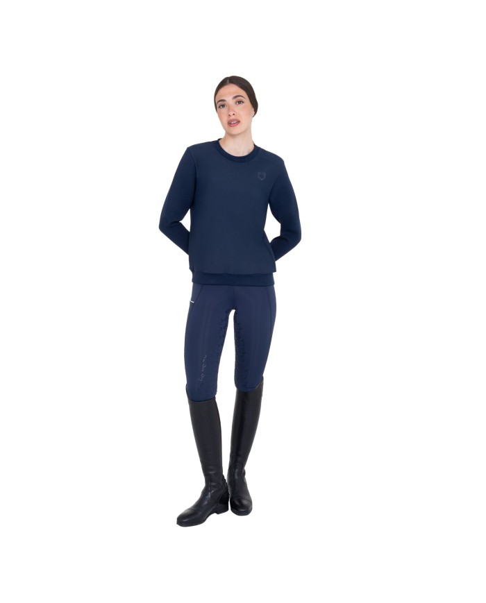 WOMEN S NYLON+KNIT SEAMLESS SWEATSHIRT