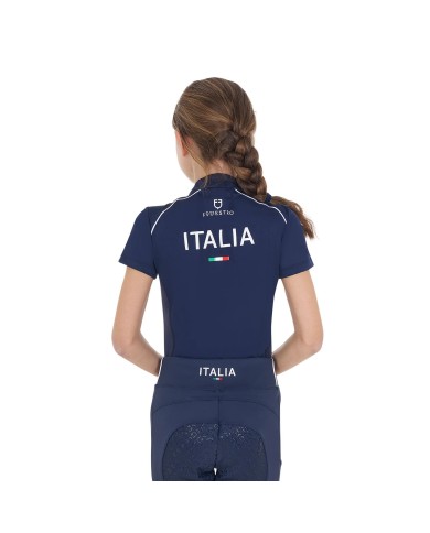 KID S TECHNICAL TRAINING POLO SS ZIP EQUESTROxFISE
