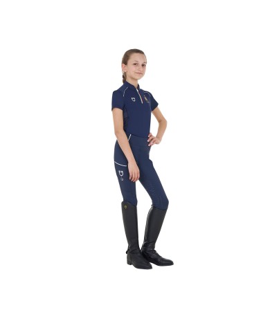 KID S TECHNICAL TRAINING POLO SS ZIP EQUESTROxFISE