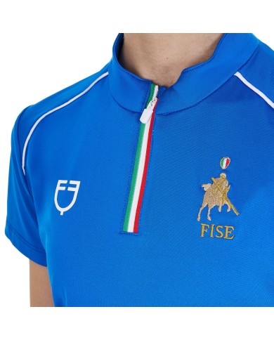 KID S TECHNICAL TRAINING POLO SS ZIP EQUESTROxFISE