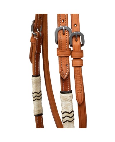 BOSAL BRIDLE WITH HORSEHAIR MECATE REINS