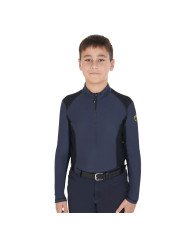 Base layer bambino da allenamento in tessuto tecnico