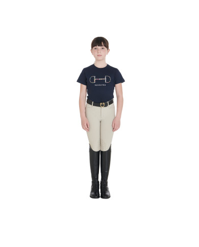 T-shirt bambini slim fit con stampa filetto T-shirt bambini slim fit con stampa filetto