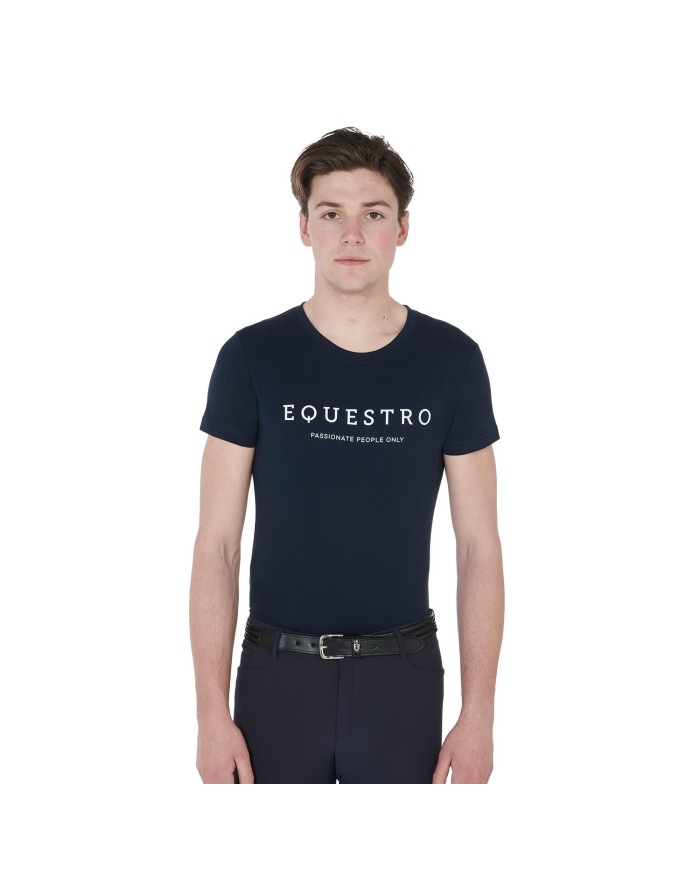 T-SHIRT COTONE EQUESTRO M/C UOMO