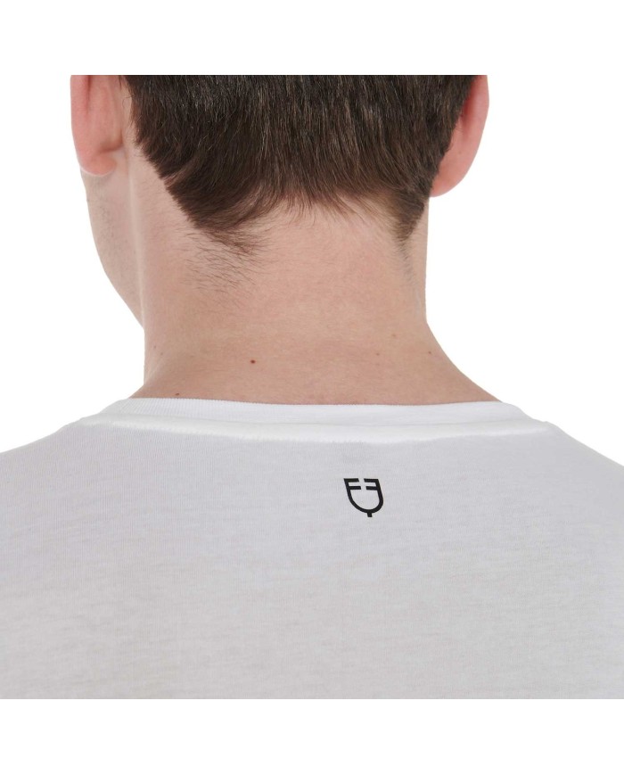 T-SHIRT COTONE EQUESTRO M/C UOMO
