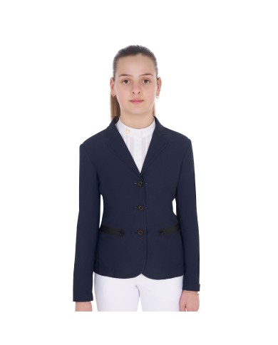 PERFORATED GIRL RIDING JACKET
