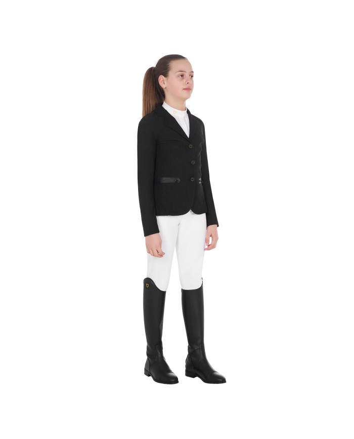 PERFORATED GIRL RIDING JACKET