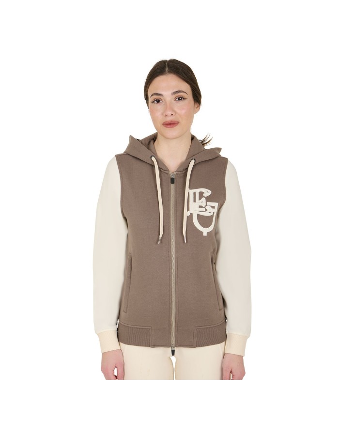 WOMEN S EQ BICOLOR HOODIE