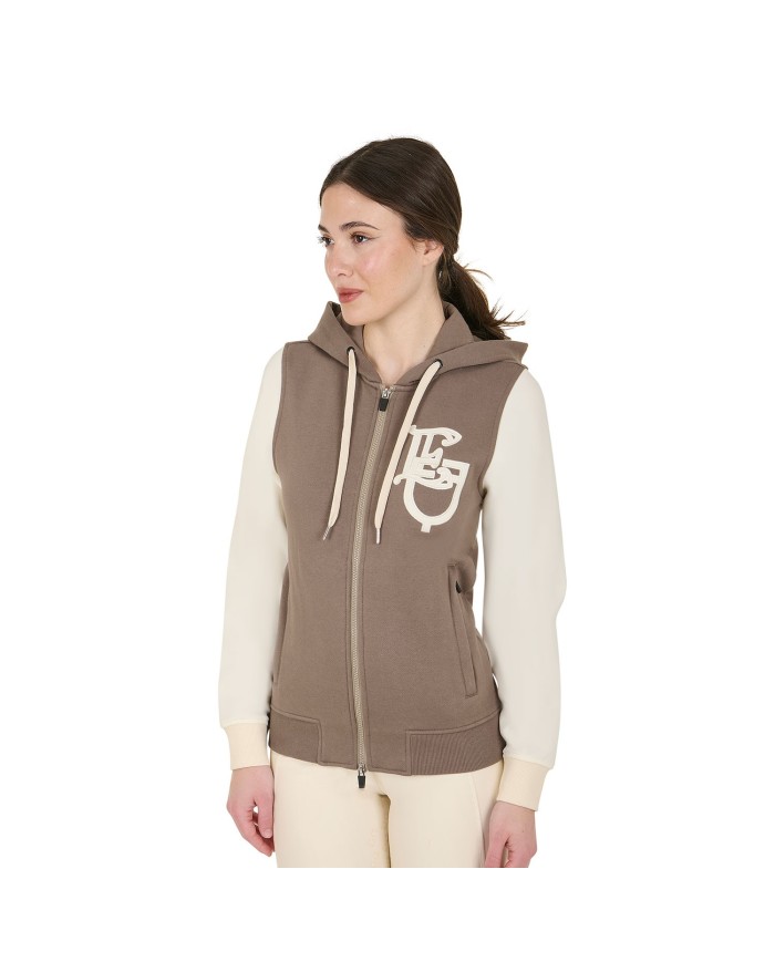 WOMEN S EQ BICOLOR HOODIE