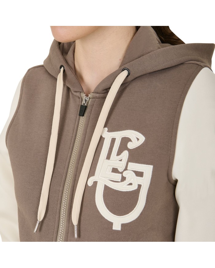 WOMEN S EQ BICOLOR HOODIE
