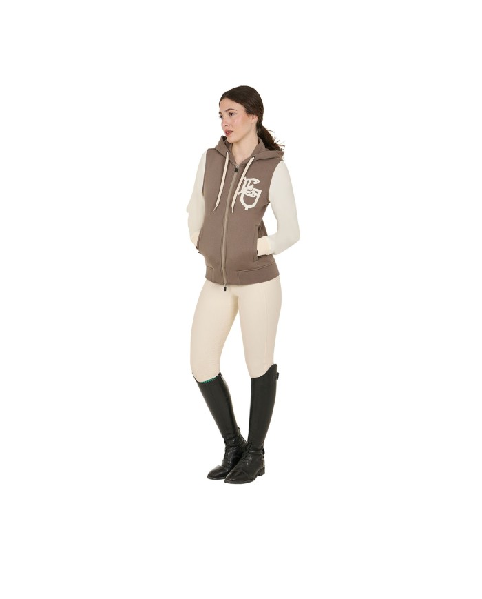 WOMEN S EQ BICOLOR HOODIE