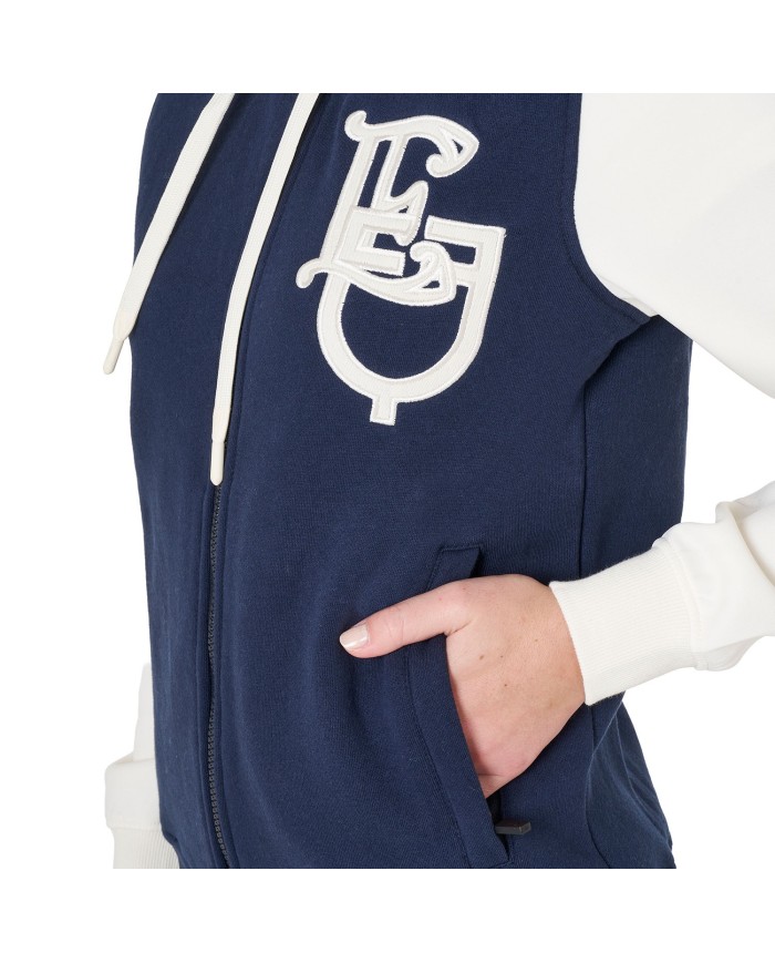 WOMEN S EQ BICOLOR HOODIE