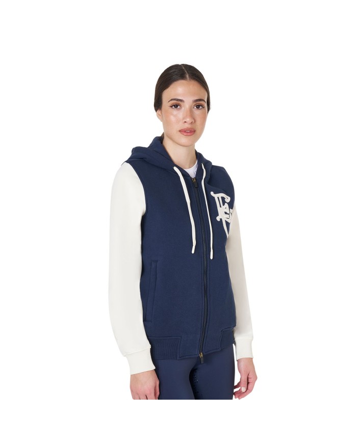 WOMEN S EQ BICOLOR HOODIE
