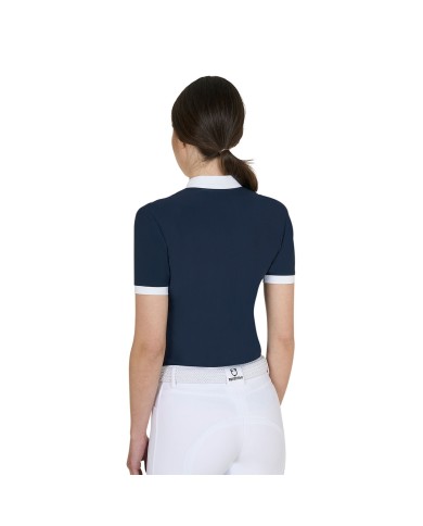 WOMEN S ELEGANT JACQUARD COMPETITION POLO SHIRT SS