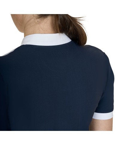 WOMEN S ELEGANT JACQUARD COMPETITION POLO SHIRT SS