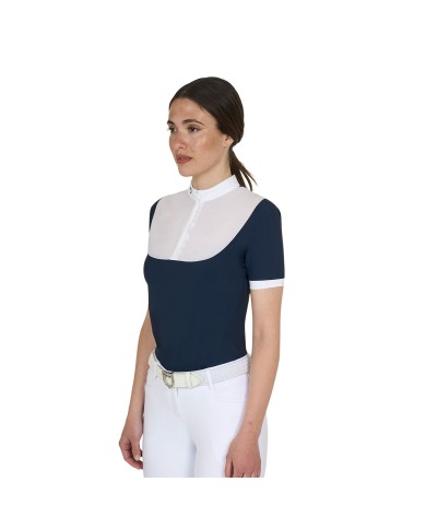 WOMEN S ELEGANT JACQUARD COMPETITION POLO SHIRT SS