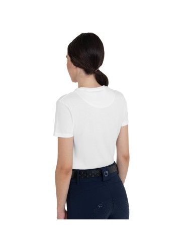 WOMEN S EQUESTRO STRASS COTTON T-SHIRT