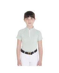 POLO BAMBINI DA ALLENAMENTO SLIM FIT IN TESSUTO TECNICO (CAMPIONARIO/SHOOTING)