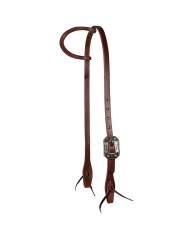 TESTIERA PROFESSIONAL S CHOICE IN CUOIO GRASSO DA 5/8 CON FIBBIA ARROW