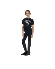 GIRL S EQUESTRO JUMPING HORSE CLUB COTTON T-SHIRT