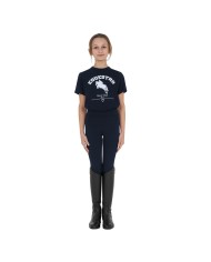GIRL S EQUESTRO JUMPING HORSE CLUB COTTON T-SHIRT