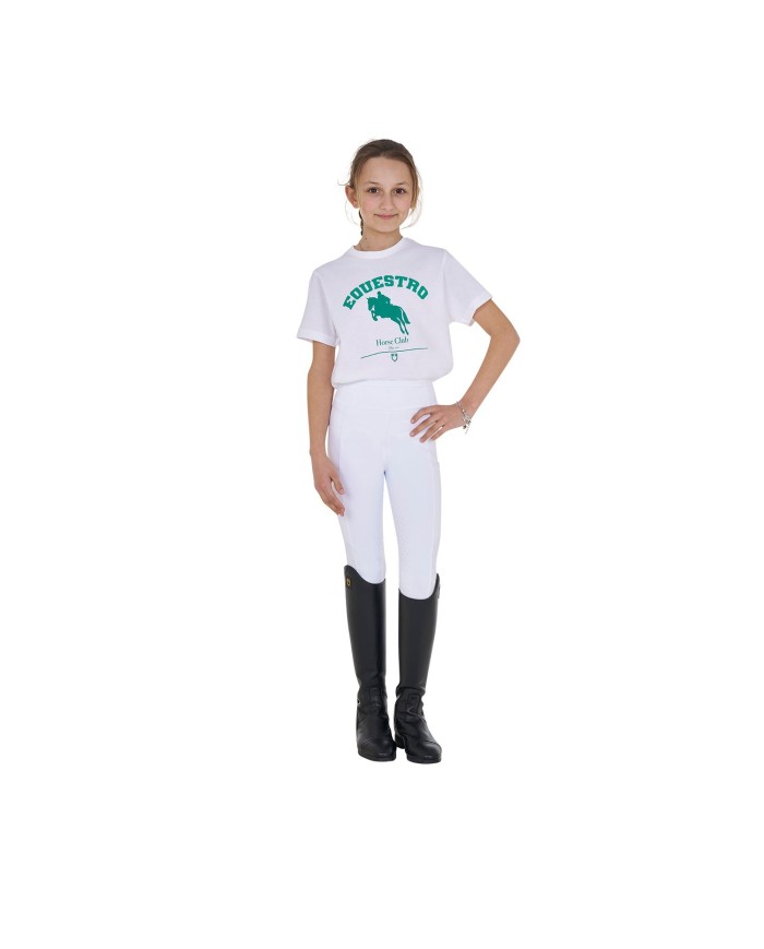 GIRL S EQUESTRO JUMPING HORSE CLUB COTTON T-SHIRT