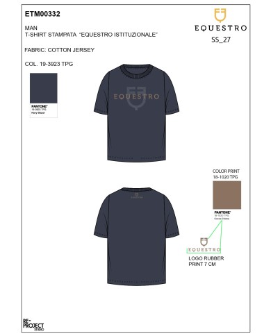 MEN S GLOSSY LOGO COTTON T-SHIRT
