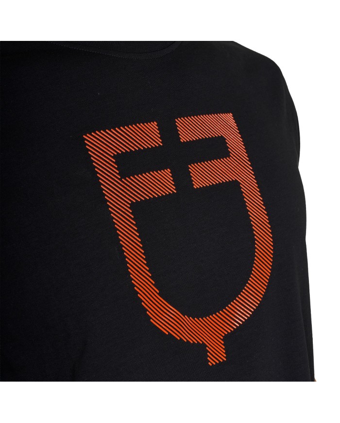 MEN S GLOSSY LOGO COTTON T-SHIRT