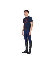 MEN S GLOSSY LOGO COTTON T-SHIRT