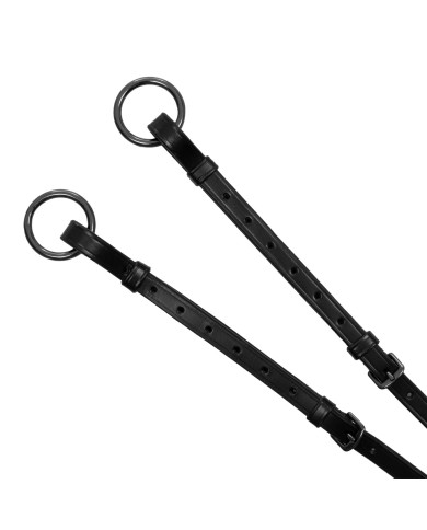 BREASTPLATE WITH REMOVABLE MARTINGALE BLACK FITTING