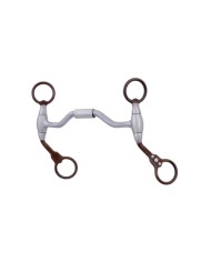 MORSO FUTURITY INCERNIERATO CON INTARSI IN FERRO DOLCE E RAME 8MM