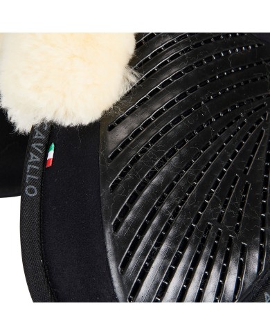 CLOSE CONTACT GEL & MEMORY FOAM 1/2 PAD W/SHEEPSKIN
