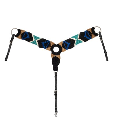 CROSS DESIGN MOHAIR BREASTCOLLAR