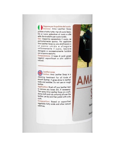 AMA LEATHER SOAP CUOIO E SELLE (1 LT)