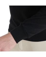 Felpa uomo girocollo in cotone con logo sul petto